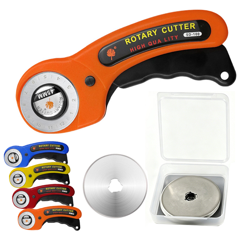 Rotary Cutter For Fabric 45Mm - Cutter rotatif pour tissu, lame de