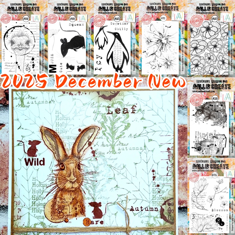Clear Silicone Stamps For Card Making - Timbres en silicone transparent pour bricolage