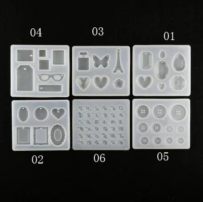 Ensemble de 6 moules en silico - Silicone Epoxy Resin Molds Set avis et prix