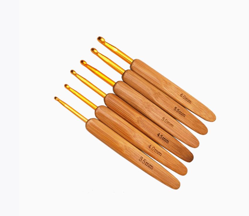 Crochet avec manche en bois de - Wooden Crochet Hooks Ergonomic Handle avis et prix