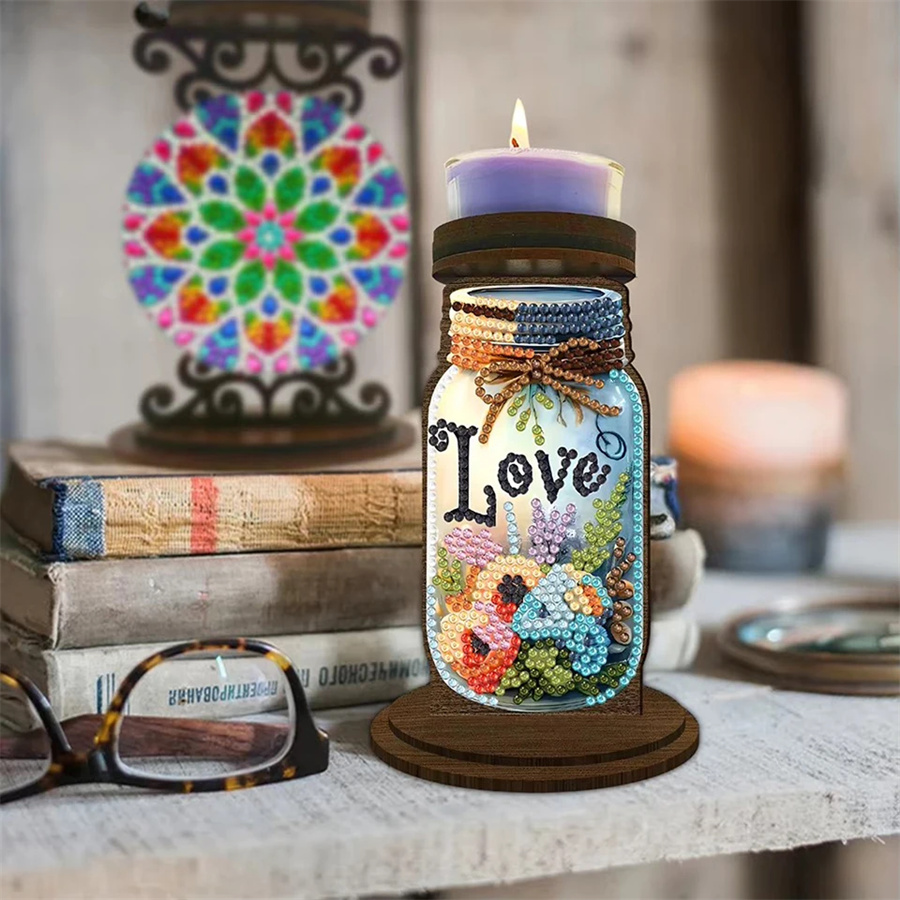 Porte-bougie d'amour, cadeau d - Painting Supplies avis et prix