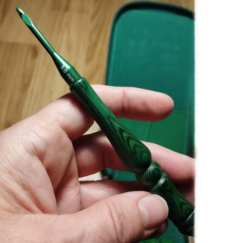 Ensemble de 8 crochets de 3,0  - Wooden Crochet Hooks Ergonomic Handle avis et prix